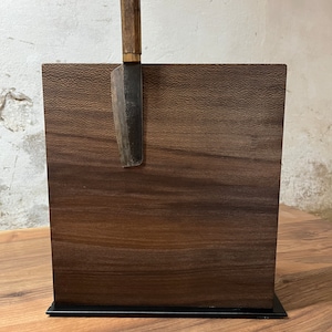 Knife holder plane tree smoked magnetic