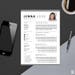 candice rees reviewed CV Template with Cover Letter | Best ResumeTemplate | Instant Download | Ms Word Design | Jenna LOVE
