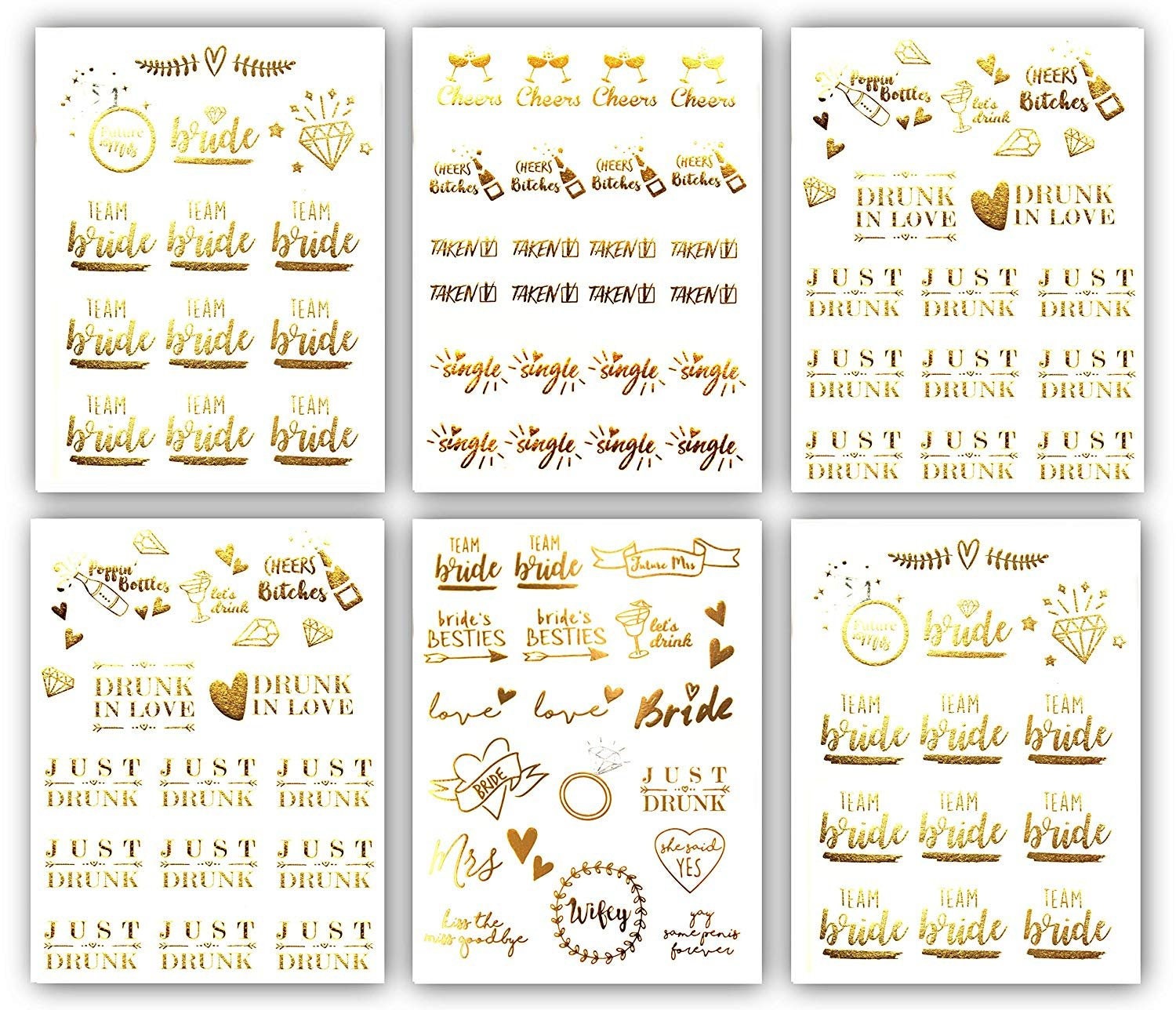 Bachelorettesy Team Bride Bachelorette Tattoos - 100 Bridesmaids Tatt…