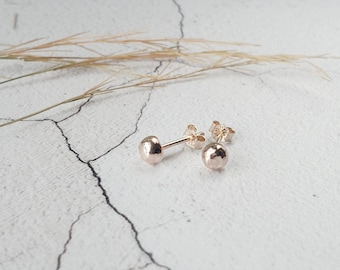 Gold Stud Earrings