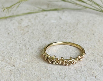 Gold Granulated Ring