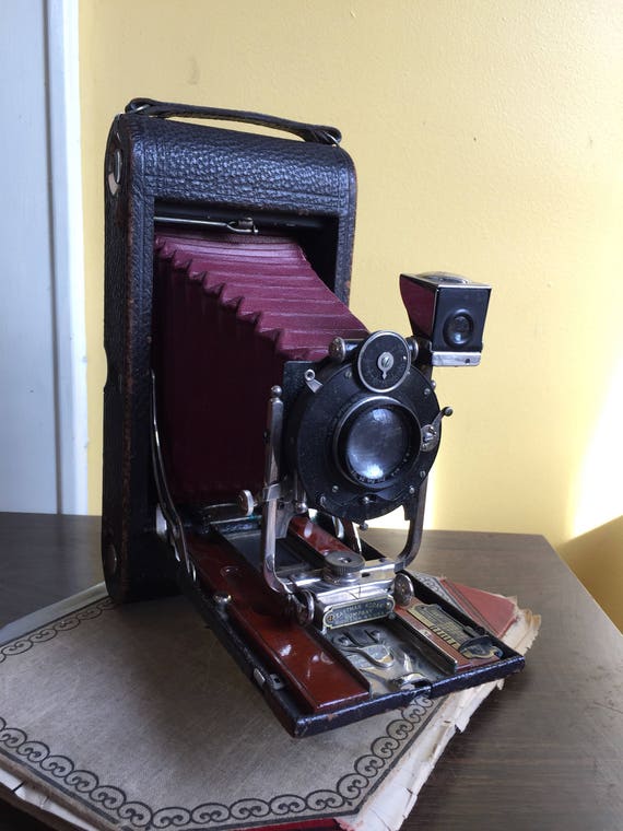 Kodak 19081909 folding camera with case Etsy