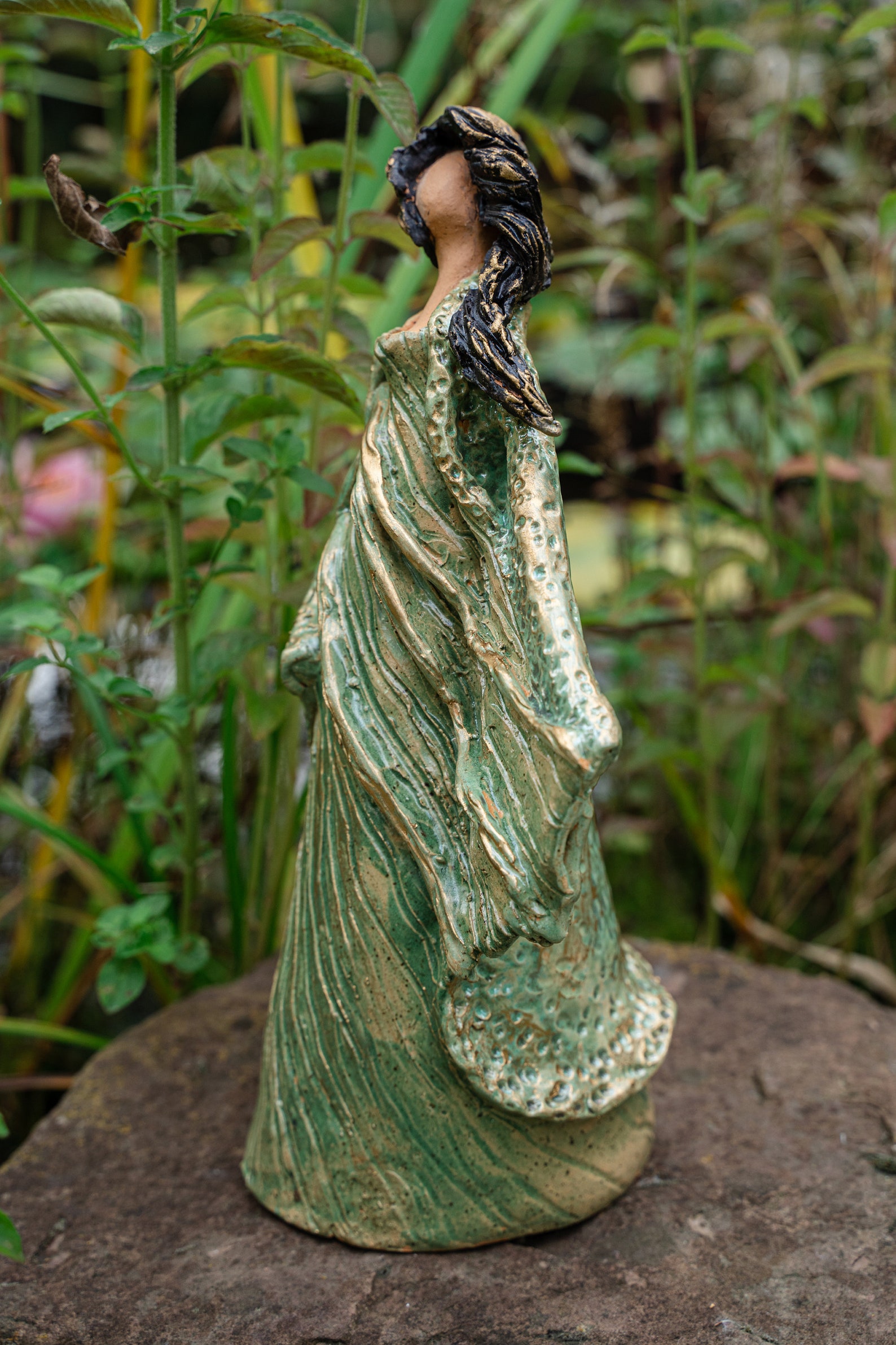 Goddess Magical Figure Sculpture Ceramic Altar Figure Ritual Etsy