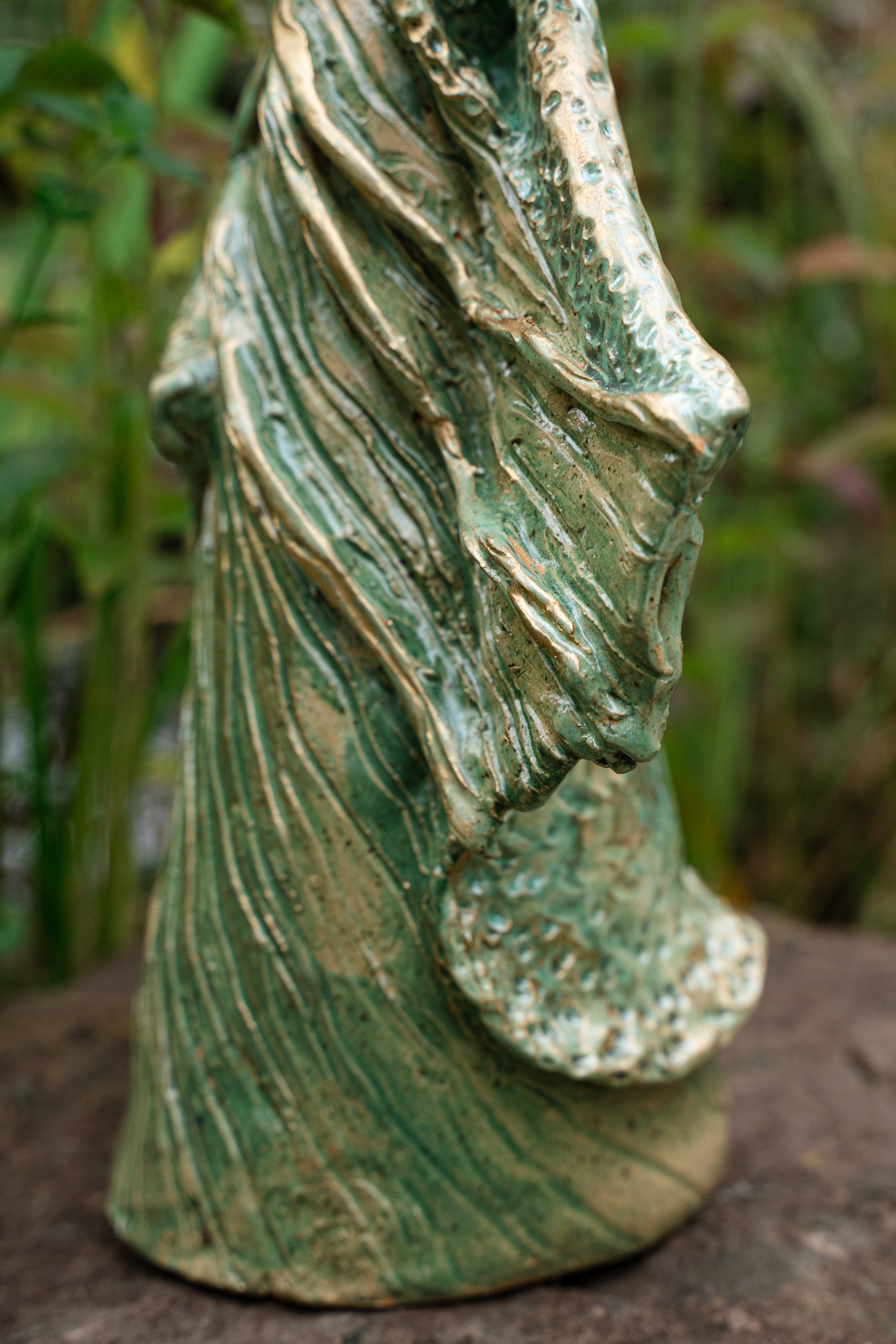 Goddess Magical Figure Sculpture Ceramic Altar Figure Ritual Etsy