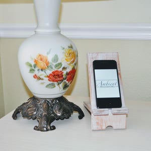 iPhone Stand, iPad Stand, Wood Stand, Wood Smartphone Stand, Wooden Dock, Table Stand, Docking Station, Gift, Rustic