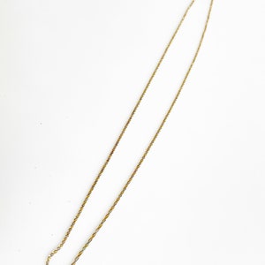 14K gold sparkle chain 20&quot;