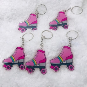 Roller Skate Keychain Party Favors, Roller Skate Keychain, Party Favors, Roller Skate Birthday, Roller Skate Party,