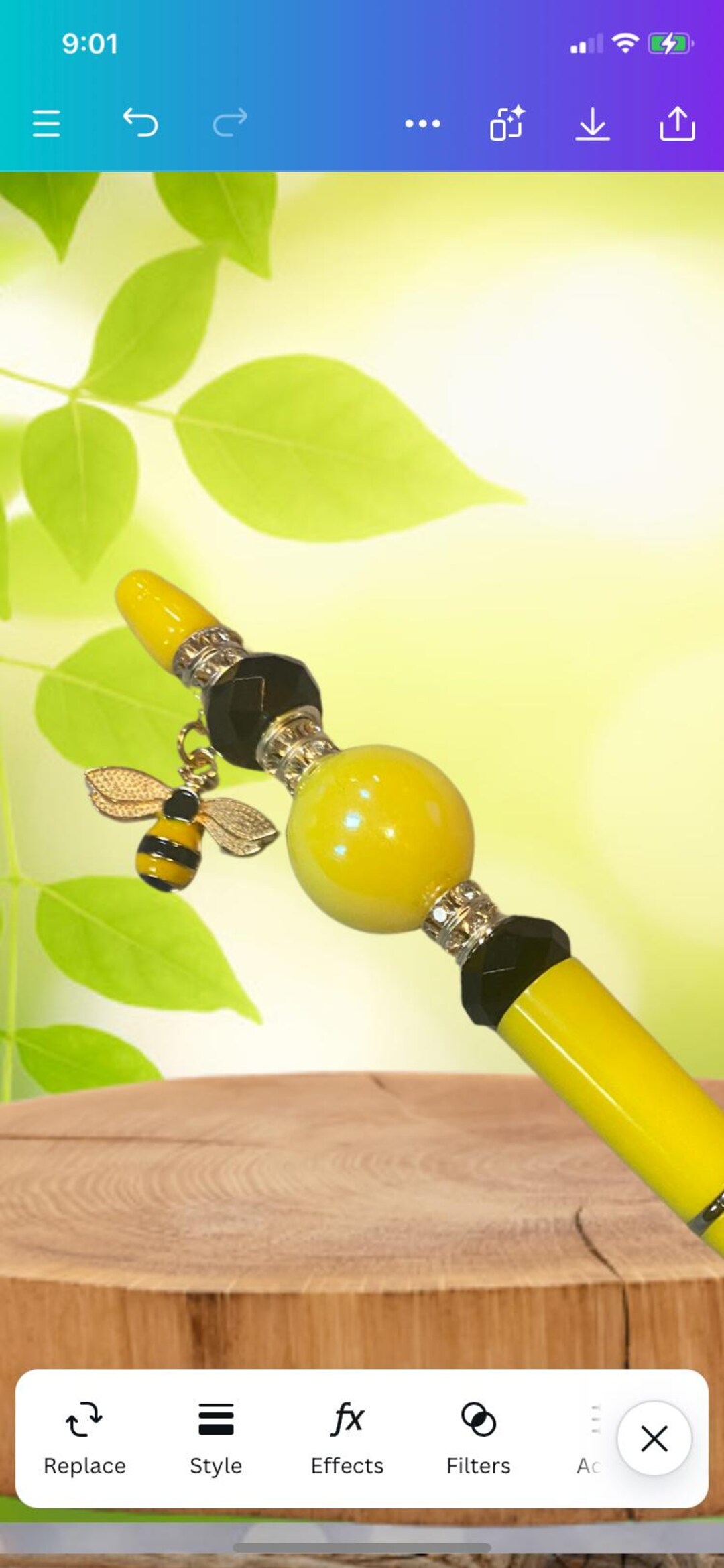 Bee Beaded Ink Pen, Beaded Ink Pen, Journal Ink Pen - Etsy