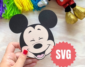 Laughing Mouse - Digital Cut File - SVG for Cricut and Silhouette