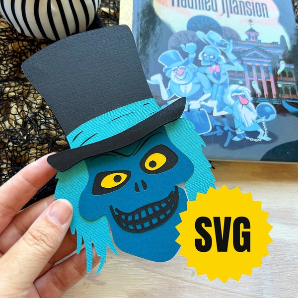 Hatbox Ghost Svg Etsy