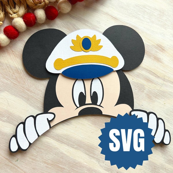 Mickey hublot SVG et PNG - croisière aimants - Cricut ou Silhouette