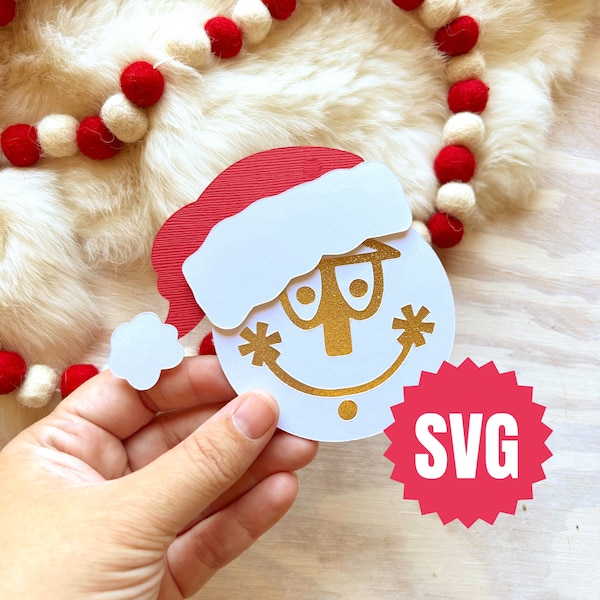 Small World Christmas SVG - Digital Cut File for Cricut Silhouette Glowforge