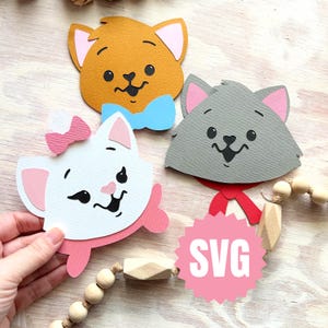 Aristocats SVG - Cricut Silhouette Glowforge 用デジタルカット ファイル