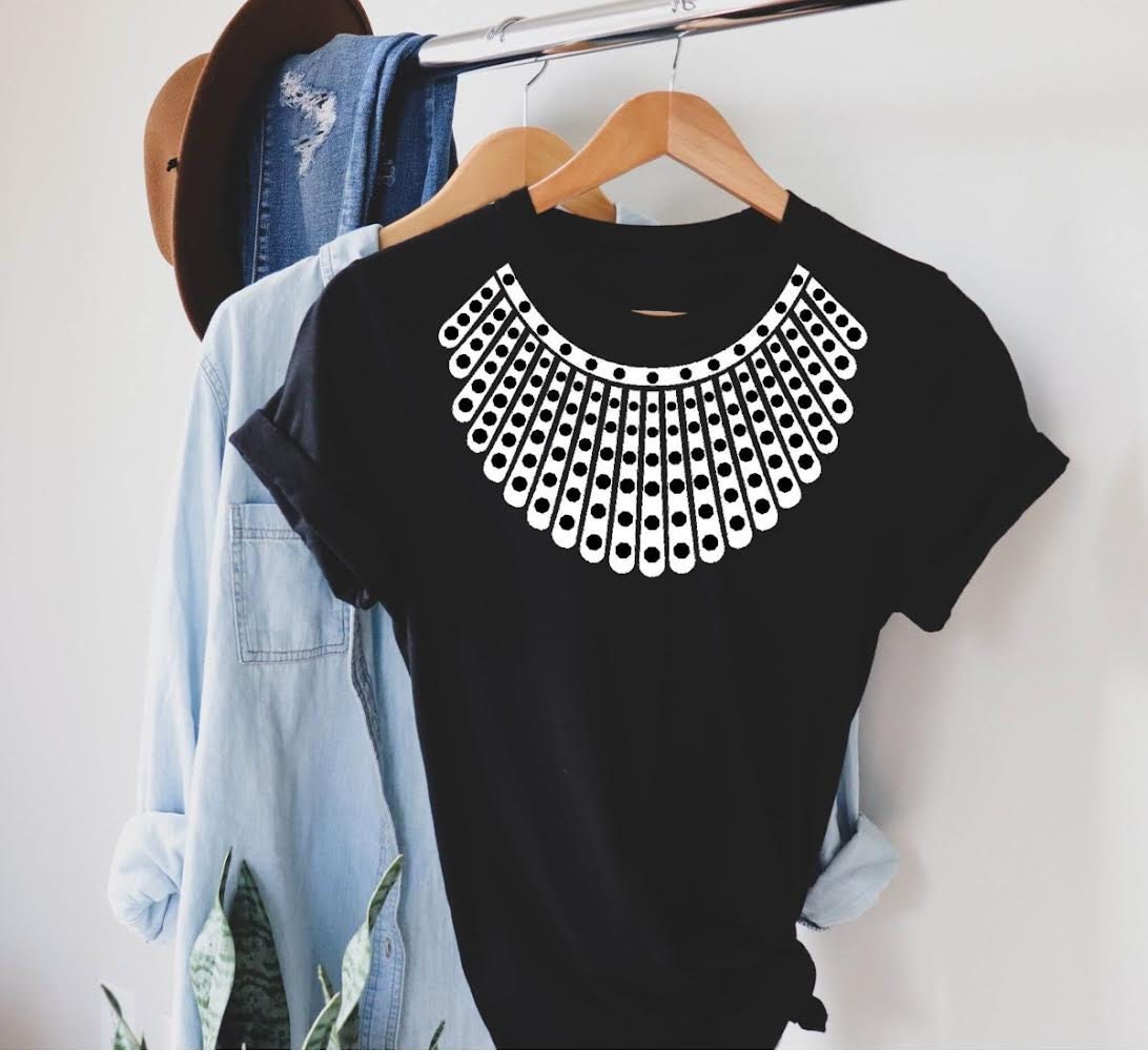 Ruth Bader Ginsburg Shirt Rbg Dissent Collar Jabot - Etsy