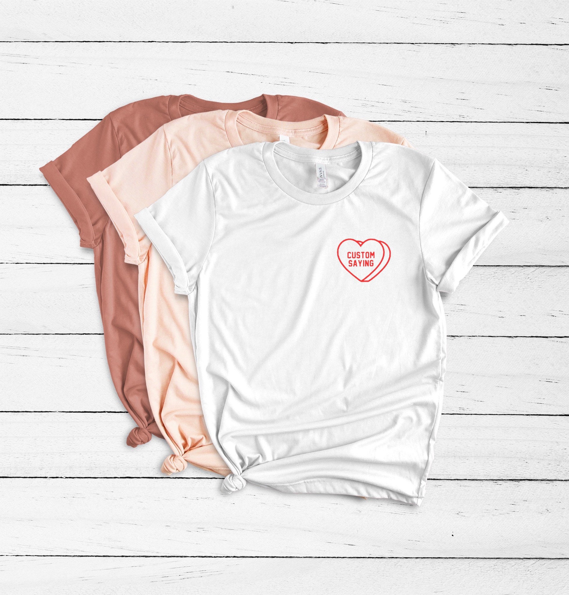 Candy Heart Shirt - Etsy