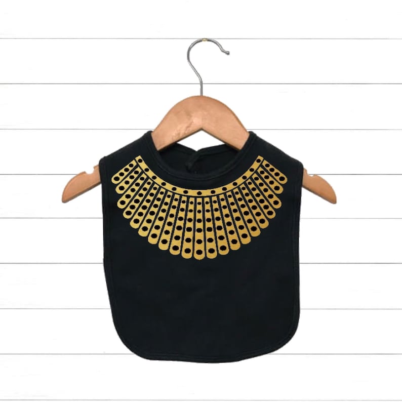 Rbg jabot collar Dissent bib