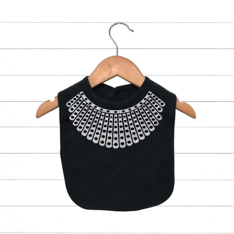 Rbg jabot collar Dissent bib