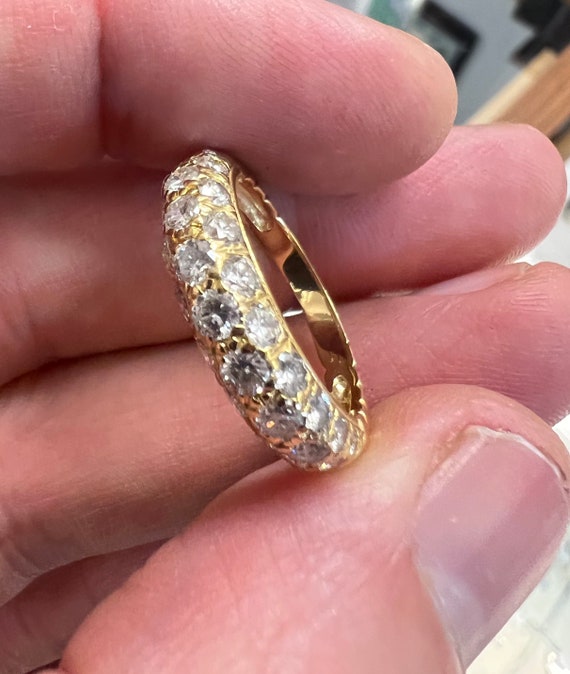 RESERVED Dont Buy 2 carat modern 18 k ct gold diam