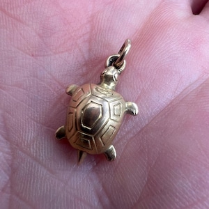 RESERVED DONT Buy Georg Jensen 18ct Gold Mid Century Turtle Tortoise Charm