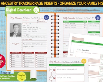 genealogy etsy