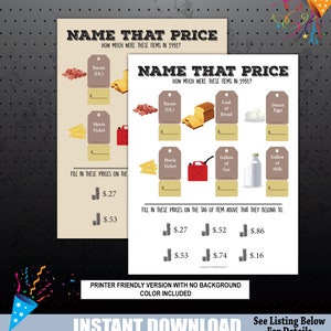 1951 Birthday Party Games, 1951 Party Trivia Games, Born in 1951 Trivia Game, Price Game, Name the Celebrity, Younger or Older, PRINTABLE image 5