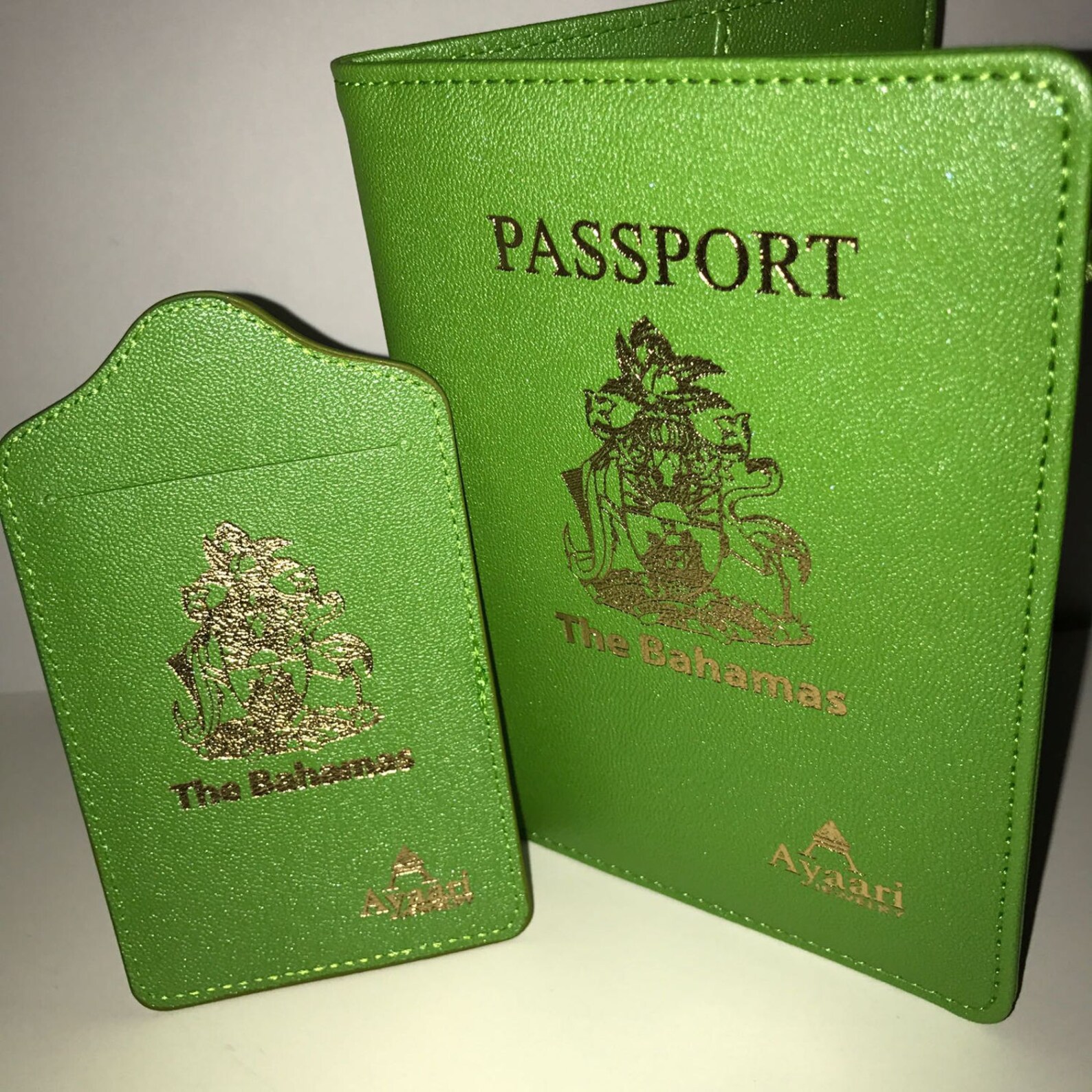 Green Passport Holder Set Etsy Canada