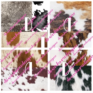Cowhide Digital Download|Waterslide|Cowhide Download For Tumblers|Sublimation|Western PNG| Silhouette|Cricut| Print Cut Image|Farmhouse SVG
