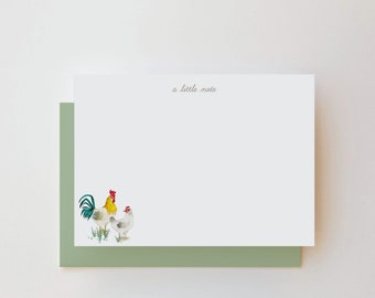 Chicken & Rooster Note Cards