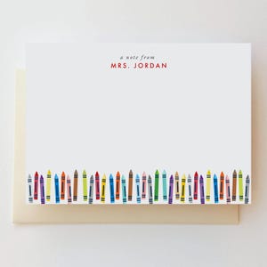 Enseignant | Cartes de correspondance pour professeur à impression à plat ou numériques à colorier personnalisées