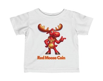 Red moose Coin Infant Fine Jersey Tee