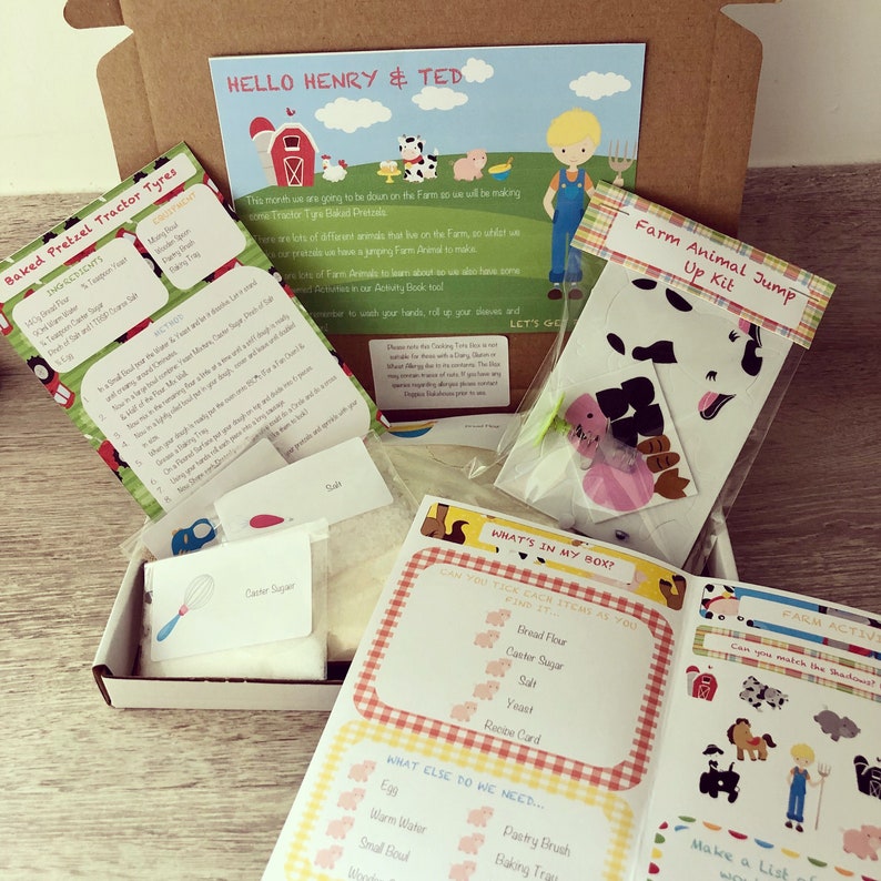 Childrens Baking Subscription Box Toddler Baking Baking & Etsy