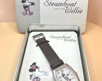 Vintage Steamboat Willie Watch / Collectible / Birthday 