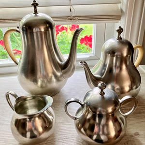 1920s Art Deco Tea and Coffee Service- 4 Pieces