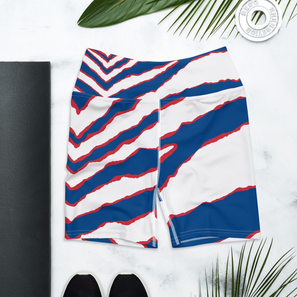 Zubaz Bike Shorts / Zubaz Yoga Shorts / Buffalo Bills Zubaz Etsy
