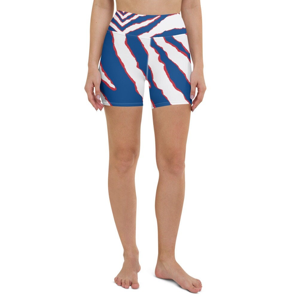 DISEÑO 2 Zubaz Bike Shorts / Zubaz Yoga Shorts / Buffalo Bills Etsy