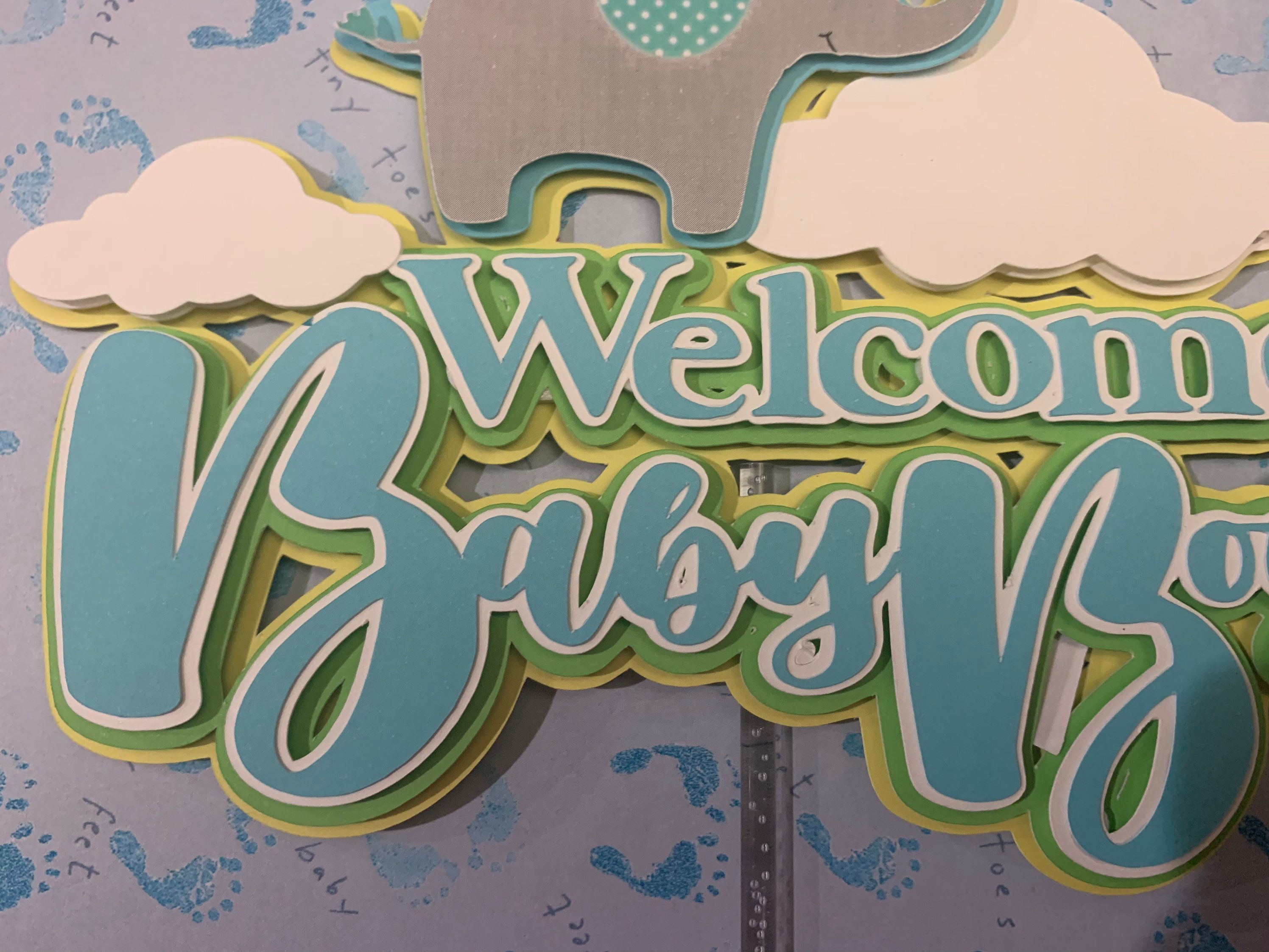 Baby Boy Cake Topper Baby Boy Baby Shower Baby Boy Etsy