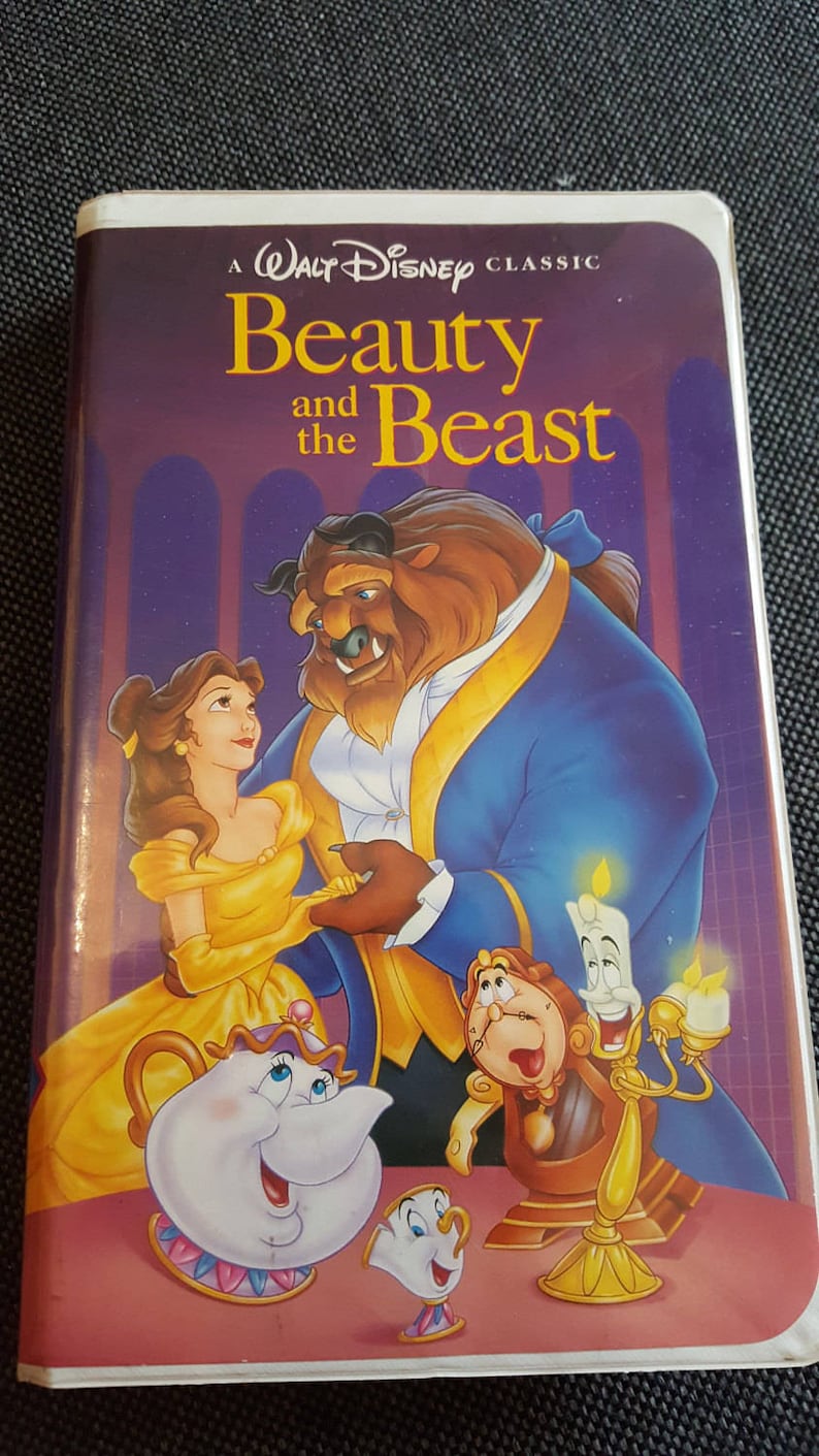 Beauty and the Beast VHS Etsy