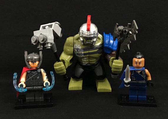 The Hulk Thor Ragnarok Movie Figure Custom Lego Minifigures Big Minifigures