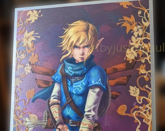 Metal Art Print - Link - Legend of Zelda