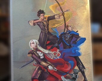 Metal Art Print - Fire Emblem - Three Houses **see description for details**