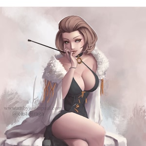 12 &quot;x 18&quot; Druck - Manuela - Fire Emblem Drei Häuser