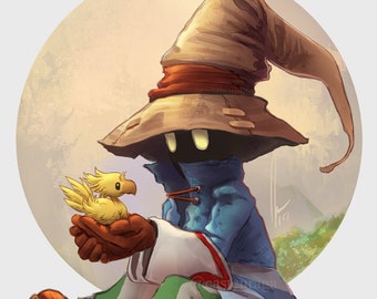 12"x18" Print - Vivi - Final Fantasy IX