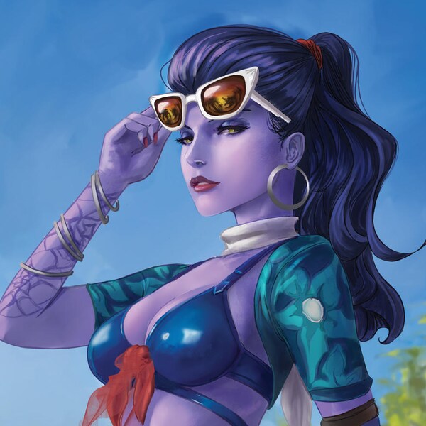 12" x 18" Widowmaker - Overwatch - Art Print