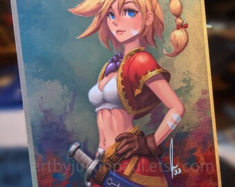 Metal Art Print - Kid - Chrono Cross **See description for details**