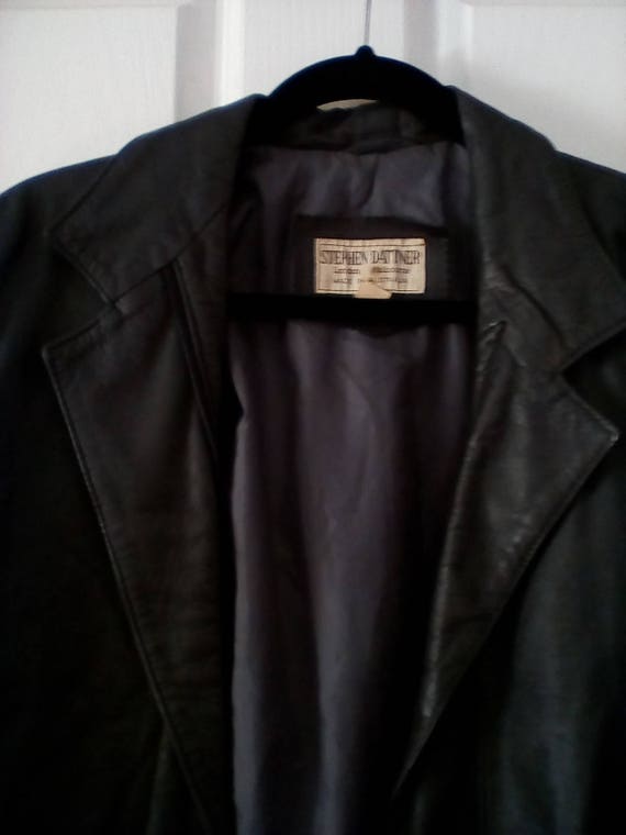 STEPHEN DATTNER Vintage Men's Leather 