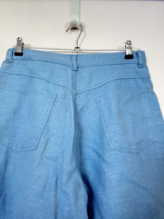 Vintage high waist denim shorts - image 5