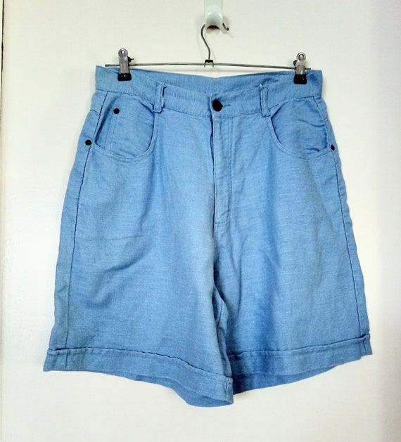 Vintage high waist denim shorts - image 1