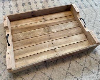 Reclaimed Wood Serving Tray - Etsy