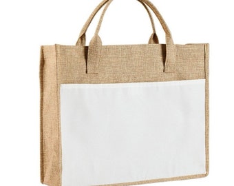 Große Sublimationstasche, Leinen-Canvas-Tasche, Sublimationstasche, Brautparty-Geschenk,