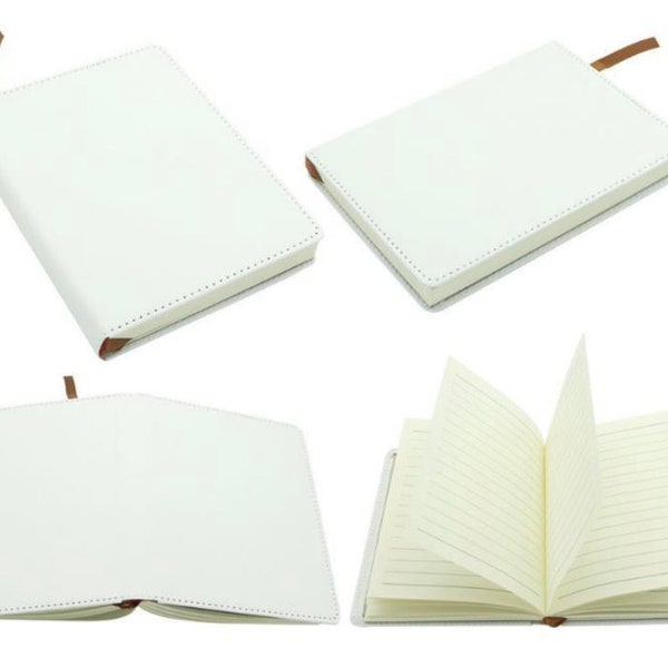 Sublimation Journal/Blank Journal/White Leather Journal/Sublimation Notebook